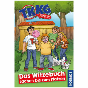 TKKG Junior Das Witzebuch  Lachen bis zum Platzen, illustriert von COMICON S.L, 240 Seiten, ab 8 Jahren, Kosmos