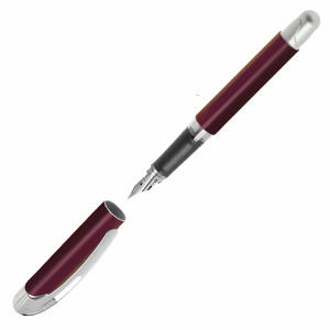 Füller College II  M Secrets, Iridiumfeder M, Metallclip, ergonomisches, Softtouch-Griffstück, für Kombipatronen und, Standard-Tintenpatronen, Online