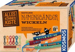 Bastelset Namensbänder wickeln KOSMOS 604455