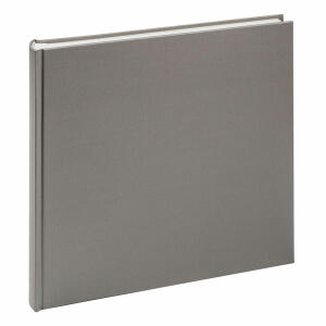 Fotoalbum 26X25 cm  Beyond grau, 40 Seiten, mit hochwertigem Papiereinband, Walther Design