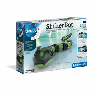 Galileo Robotics  SlitherBot, 40cm Länge, mit Motor, schlängelnde Fortbewegung,, aus 12 Komponenten, ab 8 Jahren, Clementoni