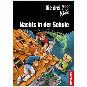 Die drei ??? Kids  Nachts in der Schule, Detektivbuch von Boris Pfeiffer,, illustriert von S. Kampmann, 96 Seiten, ab 8 Jahren, Kosmos