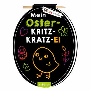 Mein Oster-Kritzkratz-Ei  Kritzkratz-Buch, ab 5 Jahren, Ars Edition