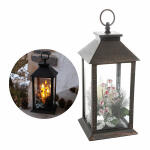 LED Outdoor Laterne Clara  mit Deko 14x14x30cm, aus...