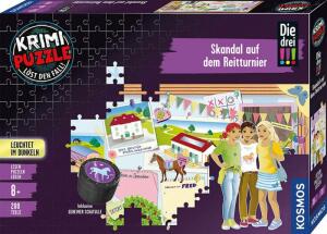 Krimi-Puzzle Die 3 ??? Reitturnier KOSMOS 680725 200 Teile