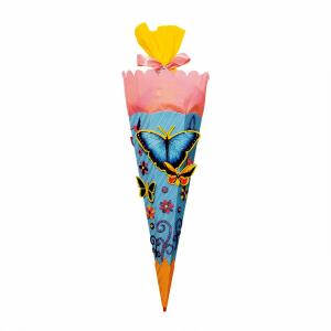 Roth Schultüten-Bastelset mit Moosgummiteilen, Butterfly - Bastelset
