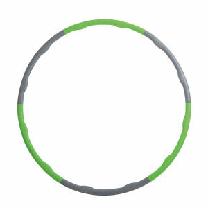 Schildkröt Fitness Hoop  100cm anthazit grün, 6-teiliger Hula Hoop zum Zusammenstecken, Gewicht 1,2kg,, wellenartige Innenseite sorgt für Massageeffekt,, strafft das Bindegewebe und regt die Durchblutung an,, kräftigt Bauch- und Rückenmuskeln,, macht eine