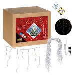 Lichterkette Eiszapfen 400 LED ww, 10,3m, 70cm hoch