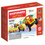 MAGFORMERS Magnetbausatz  WOW PLUS SET, VEHICLE, 18 bunte...