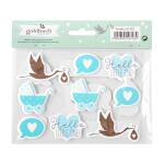 Goldbuch 3D Sticker hello little one blau