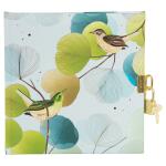Goldbuch Tagebuch Ginkgo Bird
