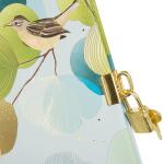 Goldbuch Tagebuch Ginkgo Bird
