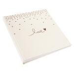 Goldbuch Hochzeitsalbum Raining Hearts pfirsich