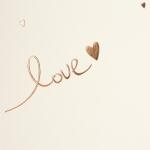 Goldbuch Hochzeitsalbum Raining Hearts pfirsich