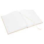 Goldbuch Gästebuch Blumen für Dich braun