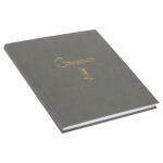 Goldbuch Gästebuch Cheers grau