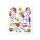Roth  XXL 3D-Sticker Einhorn, 30x30 cm, 14 Teile