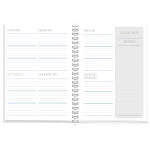 Roth Mood-Timer mit Wechselcover und Wire-O-Bindung, Stickerbogen