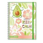 Roth Mood-Timer mit Wechselcover und Wire-O-Bindung, Stickerbogen