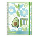 Roth Mood-Timer mit Wechselcover und Wire-O-Bindung, Stickerbogen