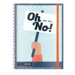 Roth Mood-Timer mit Wechselcover und Wire-O-Bindung, Stickerbogen