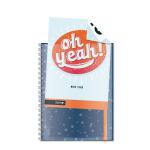 Roth Mood-Timer mit Wechselcover und Wire-O-Bindung, Stickerbogen