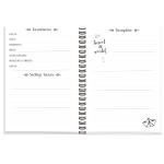 Roth Handlettering-Timer immerwährend, verdeckte Wire-O-Bindung