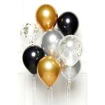 AMSCAN EUROPE DIY Ballonbouquet 8 Ballons 27cm 3 Farben,...