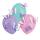 AMSCAN EUROPE Latexballons mit Papier 3 Stück Flutter Butterfly,