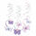 AMSCAN EUROPE  Dekospiralen 61cm 6 Stück  Flutter Butterfly, Amscan