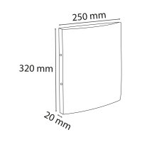 Exacompta Ringh GZ A4 2R 15mm Colorsp türkis
