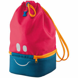 HELIT BÜROPROD.  Tasche 36x18,5x18,5cm  Concept Kids pink, adaptives Gurtsystem, 2 Fächer, Reflektoren auf Rückseite,, Tasche kann klein gefaltet werden, Volumen 9 Liter, Maped
