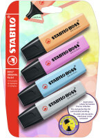 STABILO BOSS ORIGINAL Pastel 4er Blister sanftes Orange...