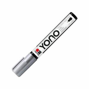 MARABU  Acrylmarker Marker YONO  1,5-3mm silber, Rundspitze, wasserbasiert, Marabu