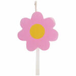DEPESCHE VERTR.  Motivkerze  Blume pink gelb, zur...