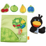 HABA SALES  HABA Stoffbuch Obstgarten  mit Fingerpuppe,...