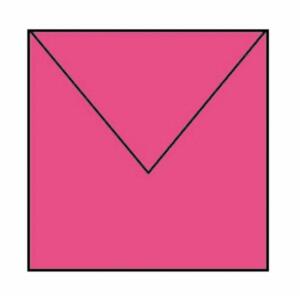 ROESSLER PAPIER  Briefumschläge Coloretti  pink 164x164mm 5er
