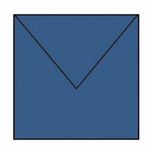ROESSLER PAPIER  Briefumschläge Coloretti  jeans 164x164mm 5er