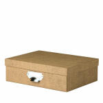 ROESSLER PAPIER  Kartonage mit Griff  S.O.H.O. haselnuss,...