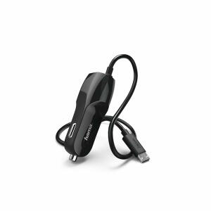 HAMA GMBH  KfZ Ladegerät Micro USB  1A schwarz, Stromversorgung von Geräten mit Micro-USB-Anschluss,, Ladestrom von max. 1 A für schnelles Aufladen,, Laden über Zigarettenanzünderbuchse,, Überlade-, Überspannungs- und Kurzschluss-Schutz, Hama