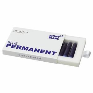 Tintenpatronen 8ST blau MONTBLANC 128208/107758 Doku Echt