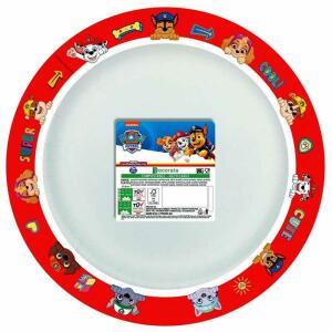 PROCOS  Pappteller 24cm FSC-Mix  8er Paw Patrol, Ready For Action, bedruckter Rand, kompostierbar,, 100% Kunststofffrei, Procos