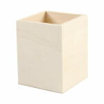 CREATIV COMPANY  Stifthalter Holz  9,5x7,5x7,5cm
