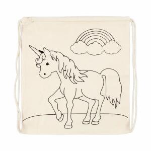 CREATIV COMPANY  Beutel Kordelzug  37x41cm hellnatur, 100% Baumwolle