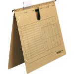 Falken Falken Hängehefter UniReg, 230g/m²-Kraftkarton, kaufm. Heftung, 5er Poly braun