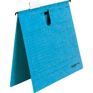 Falken Falken Hängehefter UniReg, 230g/m²-Kraftkarton, kaufm. Heftung, 5er Poly blau