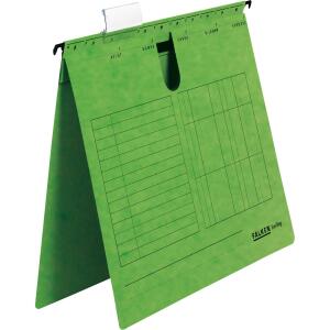 Falken Falken Hängehefter UniReg, 230g/m²-Kraftkarton, kaufm. Heftung, 5er Poly grün