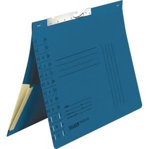 Pendelhefter, für DIN A4, 320g/m² Manila-RC-Krt., Dehntasche blau