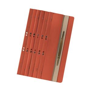 Ösenschmalhefter, Manilakarton, 250 g/qm, A4, 65 x 305 mm, orange