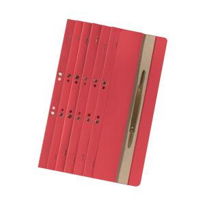 Ösenschmalhefter, Manila-RC-Karton, 250 g/qm, A4, 65 x 305 mm, rot